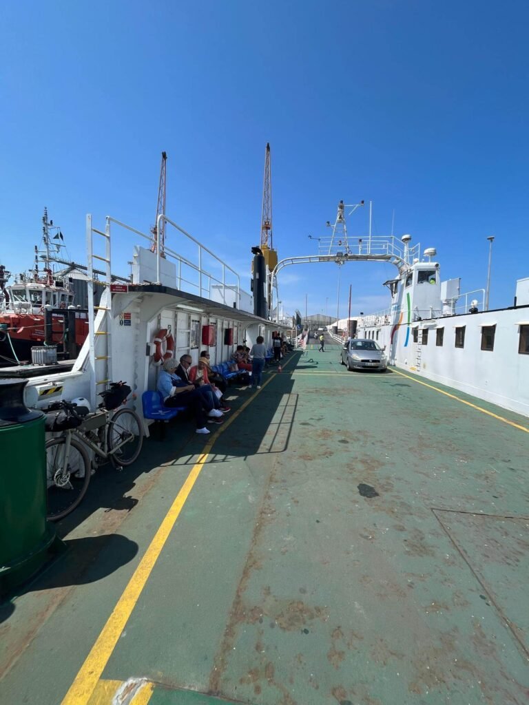 Bikepacking Portugal — bridge crossing detour, free ferry