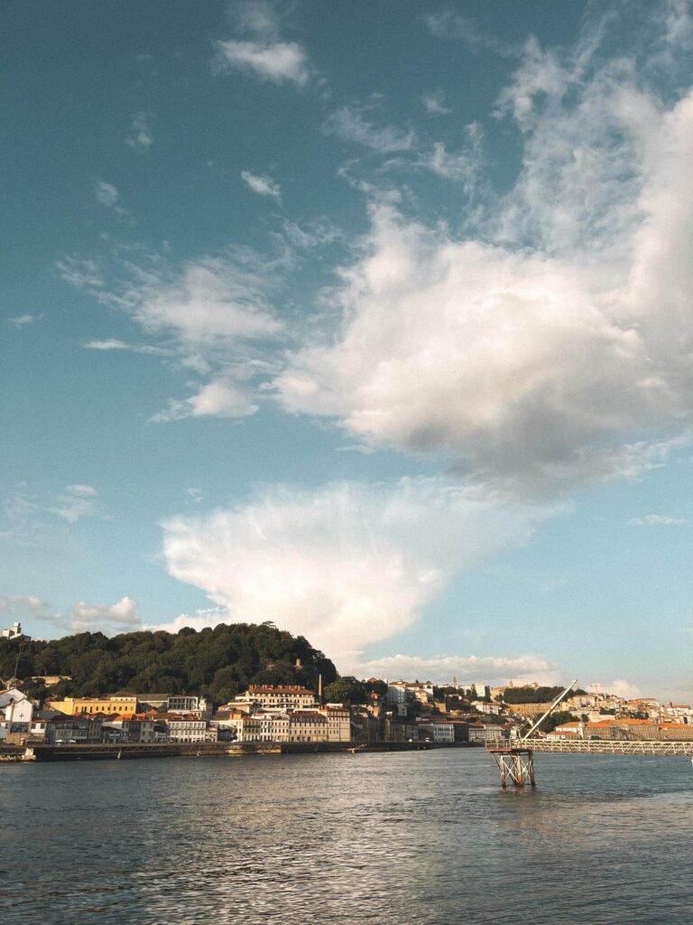 Bikepacking Portugal — City of Porto with thunderstorms along the Duro river