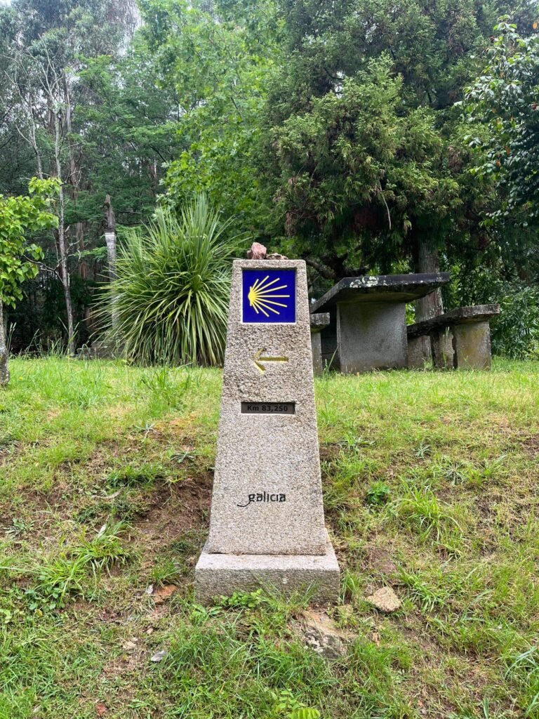 Bikepacking Portugal — Caminho de Santiago marker